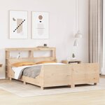 vidaXL Cadre de lit sans matelas 140x200 cm bois massif de pin
