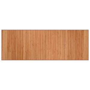 vidaXL Tapis rectangulaire naturel 70x200 cm bambou