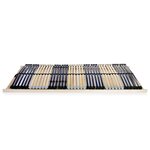 vidaXL Sommier à lattes avec 42 lattes 7 zones 80 x 200 cm
