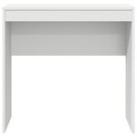 vidaXL Bureau d'écriture Blanc MDF 80 x 40 x 76 cm Style simple