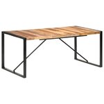 vidaXL Table à manger 180x90x75 cm bois massif