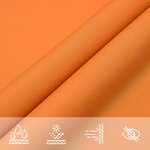 vidaXL Voile d'ombre Orange 6 x 2 m 100   polyester Oxford