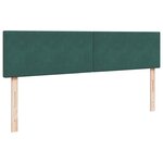 VidaXL Cadre de lit ottoman avec matelas vert foncé 180x200 cm velours