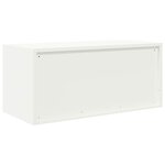 vidaXL Armoire de rangement Blanc 90 x 40 x 40 cm Acier