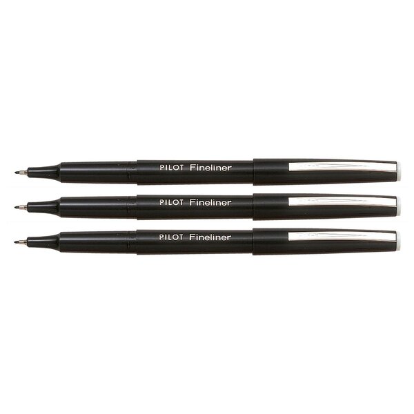 Feutre extra fin Fineliner extra fin 0 4 mm noir x 3 PILOT