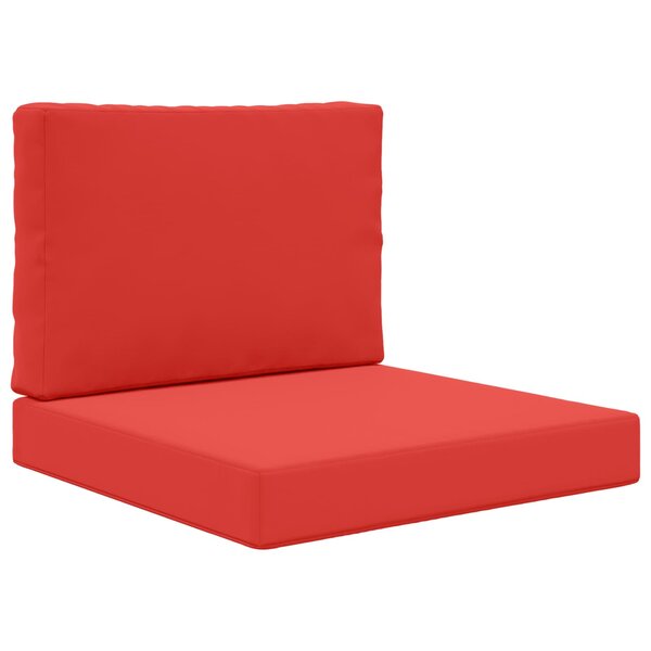 vidaXL Coussin de canapé d'extérieur Polyester Rouge 60 x 60 cm
