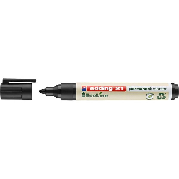 Marqueur Permanent 21 Ecoline Noir Pointe 1 5-3 mm EDDING