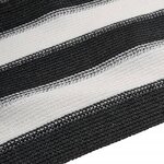 vidaXL Filet brise-vue anthracite et blanc 2x50 m PEHD 75 g/m²