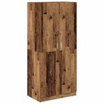 vidaXL Garde-robe vieux bois 80x52x180 cm bois d'ingénierie