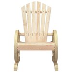 vidaXL Chaises de jardin Adirondack lot de 4 bois de sapin massif