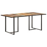 vidaXL Table de salle à manger 180 cm Bois de récupération massif