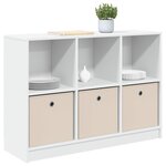 vidaXL Buffet Blanc 102 x 32 x 73 5 cm