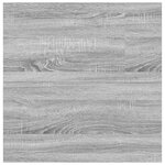 vidaXL Table basse avec tiroirs sonoma gris 70 5x70x40 cm