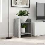 vidaXL Support de Plante Sonoma gris 30 x 30 x 40 cm Bois d'ingénierie