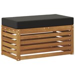 vidaXL Banc de Jardin Bois d'Acacia Massif Naturel