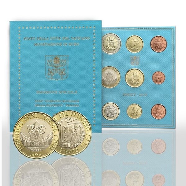 Coffret série euro BU Vatican 2019 (Journée mondiale de la Jeunesse)