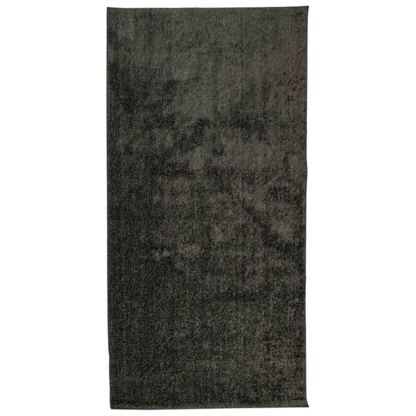 vidaXL Tapis ISTAN à poils longs aspect brillant anthracite 100x200 cm
