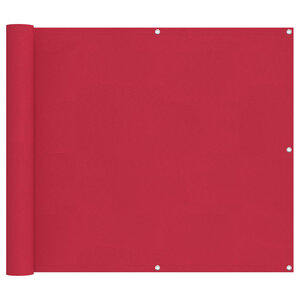vidaXL Écran de balcon 90 x 700 cm Tissu Oxford Rectangulaire Bordeaux