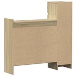 vidaXL Armoire à chaussures chêne sonoma bois d'ingénierie