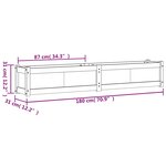 vidaXL Jardinière 180x31x31 cm bois massif de douglas