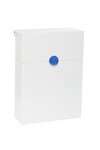 Boîte aux Lettres en Acier  Tondo M E6731-BLU  Serrure Protégée  Anti-pluie