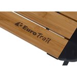 Eurotrail Table de camping Chambery Bambou S 80x63 cm