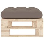 vidaXL Pouf palette de jardin bois de pin imprégné