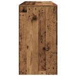 vidaXL Bureau vieux bois 120x42x76 cm bois d'ingénierie