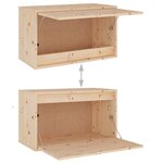 Vidaxl meubles tv 5 pièces bois massif de pin