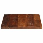 vidaXL Dessus de table 60x60x2 5 cm carré bois massif de récupération