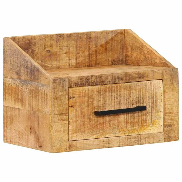 vidaXL Table de nuit 40x30x30 cm en bois brut de manguier