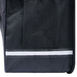 vidaXL Sac de vélo double pour porte-bagages étanche 35 L Noir