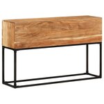 vidaXL Table console 120x30x75 cm Bois d'acacia massif