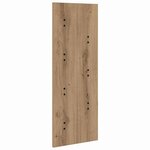 vidaXL Porte-manteau mural chêne artisanal 30 x 1.5 x 80 cm