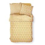 TODAY Parure de lit SUNSHINE 5.1 - 2 personnes - 220 x 240 cm coton - Imprimé Jaune Ethnique TODAY