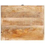 vidaXL Tables d'appoint Marron 40 x 32 x 46 cm bois de manguier massif