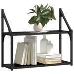 vidaXL Étagère Murale Chêne noir 60 x 21 x 51 cm Bois d'ingénierie