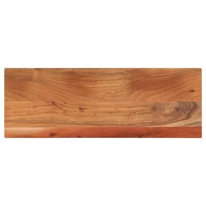 vidaXL Dessus de table 90x30x3 8 cm rectangulaire bois massif d'acacia