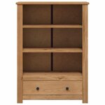 vidaXL Bibliothèque 80x35x110 cm Bois de pin massif Assortiment Panama