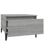 vidaXL Tables d'appoint 2 Pièces Sonoma gris 50x46x35 cm Bois ingénierie