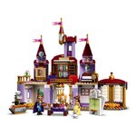 LEGO 43196 Disney Le château de la Belle et la Bete, jouet du film Disney avec mini figurines
