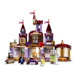 Lego 43196 disney le château de la belle et la bete  jouet du film disney avec mini figurines