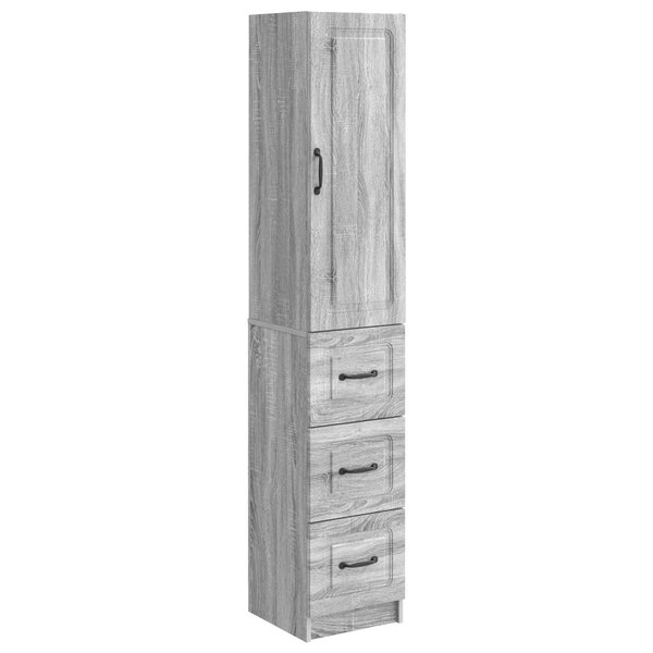 vidaXL Ensemble de Meubles 2 Pièces Sonoma gris 33 x 34 5 x 87 cm