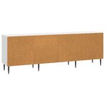 vidaXL Meuble TV 150 x 31 x 50 cm Blanc brillant Bois d'ingénierie