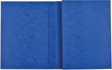 Protège Cahier 'Ecolier' 18 x 22 cm Carte Lustrée 2 grands Rabats Bleu COUTAL
