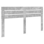 vidaXL Tête de lit Gris béton 180 cm Bois d'ingénierie