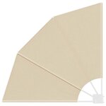 vidaXL Écran de confidentialité pour balcon Beige 115 x 115 cm