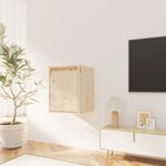 vidaXL Armoire murale 30x30x40 cm Bois de pin massif