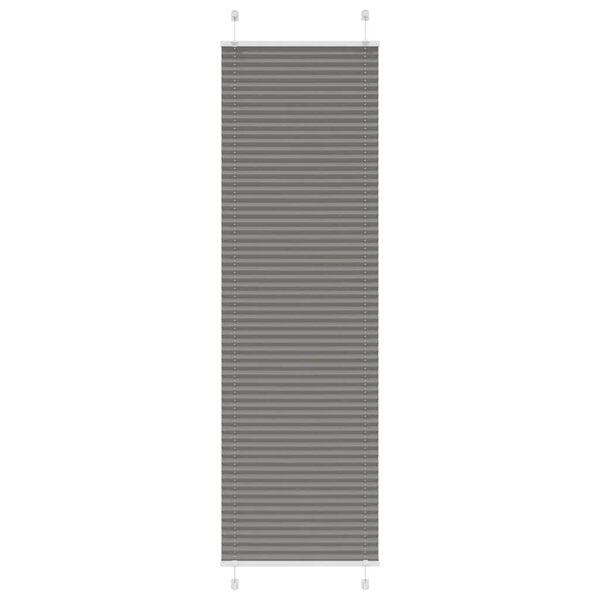 vidaXL Store plissé anthracite 55x200 cm largeur du tissu 54 4 cm