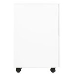 vidaXL Classeur mobile Blanc 39x45x67 cm Acier